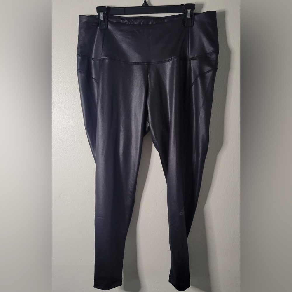 NWT Womens ADIDAS Black  Aeroready Zoe Saldana Sport Training Leggings SZ 2X